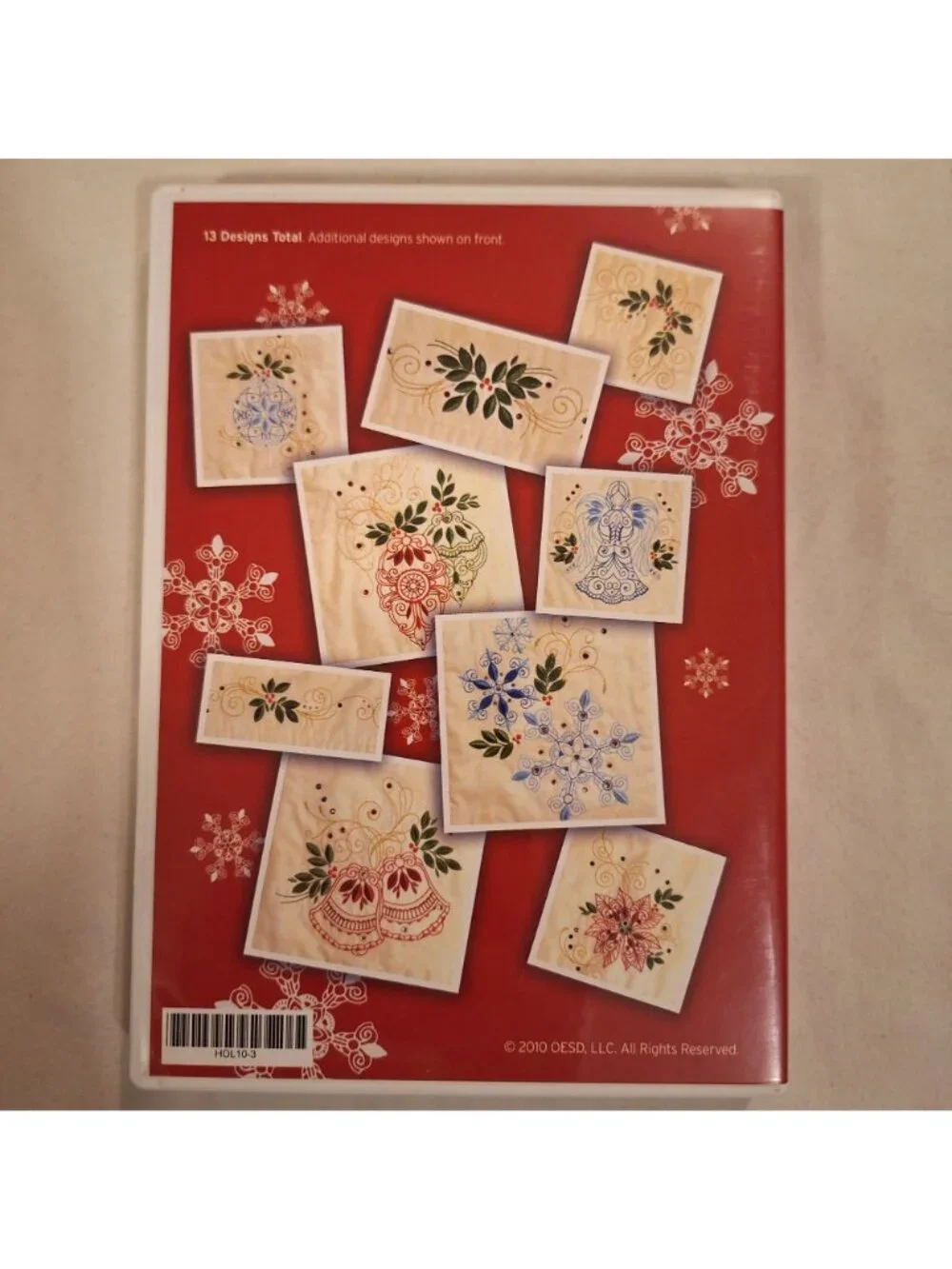 OESD Christmas Collections 2010 Embroidery CD Collection #3 13 Designs